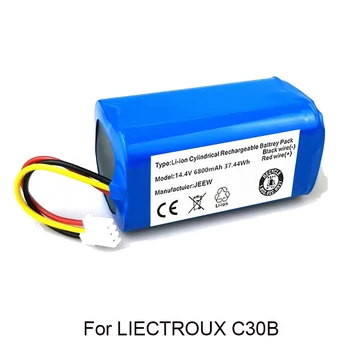 100% neue Original 14,4 v 12800mAh Batterie für LIECTROUX C30B Roboter Staubsauger, 1 you/paket