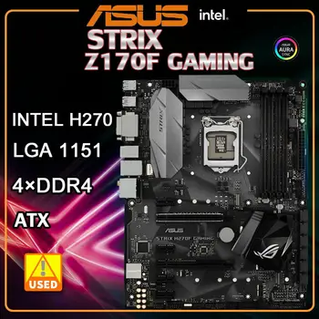 1151 Motherboard ASUS ROG STRIX Z270F GAMING Intel Z270 matične plošče 4×DDR4 64GB M. 2 PCI-E 3.0 USB3.1HDMI ATX 7/6. gen Jedro