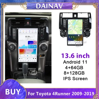 13.6 Inch Android 11 Avtomobilski Stereo Radio za Toyota 4Runner 2009-2019 Multimedijski predvajalnik, WIFI, GPS Navigacija Carplay Vodja Enote