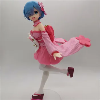 2022 V zalogi 20 cm promocijska cena Japonski original anime slika Rem sakura kimono ver dejanje slika zbirateljske model igrače