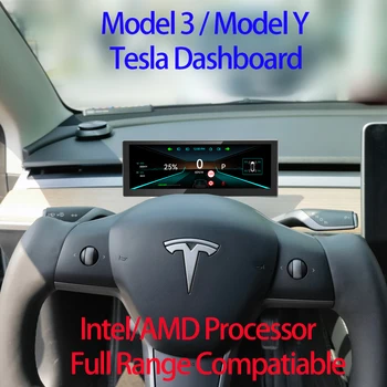 2023 Tesla Model 3 & Model Y Avto armaturne plošče 8 palčni Zaslon Instrumenta za Večpredstavnostna Digitalni Gruče Tuning Deli