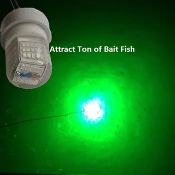 30W 12V-24V Ribolov Svetlobe LED Podvodni ribolov Vab Ribe Finder Lučka Privablja Kozice, Lignji Kril (4 Barve )