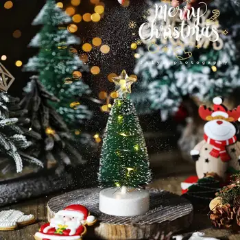 3Pcs Privlačne Tri-dimenzionalni Božično Drevo s Petimi opozoril Star Dekorativni Majhno Božično Drevo Luči Dekoracijo