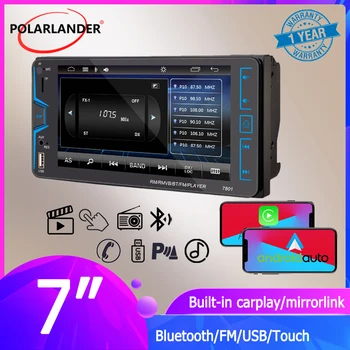 Avto Multimedijski Predvajalnik, Bluetooth, 2 DIN 7