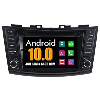 CarPlay Za Suzuki Swift Ertiga 2011 - 2016 Android 10.0 Autoradio avtoradio, Predvajalnik DVD GPS Navigacija Media Audio Video Predvajalnik