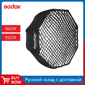 Godox Prenosni 80 95 cm Octagon Dežnik Softbox + Satja Mrežo Reflektor Satja Softbox za TT600 TT685 V860II