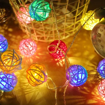 Lesene pravljice niz luči trte LED domov garland okraski okraski za Božična drevesa svate dobave
