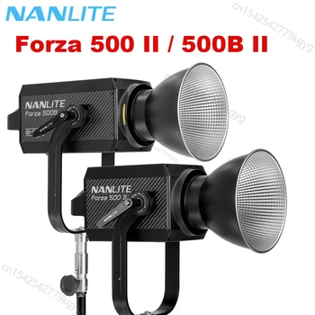 Nanlite Forza 500 II 5600K Poletni Forza 500B II Dvo-Barvni LED Luči Bowens Nastavek Za DMX RDM TV Oddaja Studio Živo