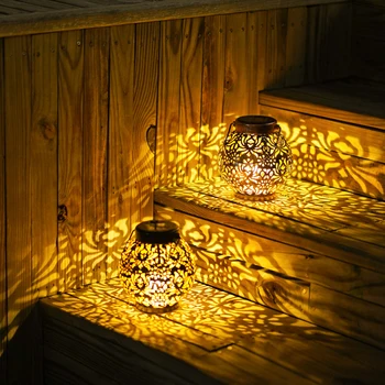 Nepremočljiva solarna Svetilka LED Solarna Svetilka na Prostem Sončne Garden Visi Svetlobe Villa Balkon Svetlobe Krajine Dvorišče Dekoracijo