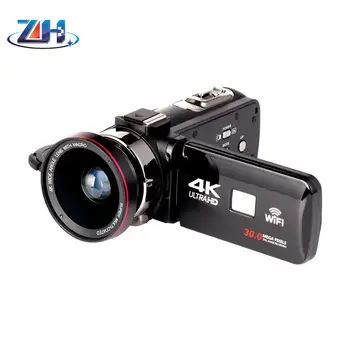 Posodobitev 48MP 4K Videokamera Najboljši Digitail Video Kamera Z IR Nočno opazovanje