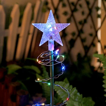 Prenosni Solarni Božično Drevo Niz Luči Nepremočljiva Sončne LED Božično Drevo Luči Spirala za Dom Počitnice Stranka Dekor