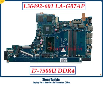StoneTaskin Original L36492-601 Za HP Paviljon 250 G7 15-DA Prenosni računalnik z Matično ploščo EPK50 LA-G07AP I7-7500U DDR4 MB100% Testirani
