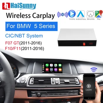 Wifi Brezžični BMW NBT CIC Carplay Za F10, F11 F07 F18 5Series 2011-16 Podpirajo Večpredstavnostna Zaslon vmesnika Android Avto GPS Navi