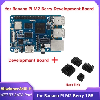 Za Banana Pi M2 Berry+4X hladilnega telesa Razvoj Odbor Allwinner A40I Quad Core Cortex Gigabitni Omrežni Vmesnik S hladilno telo