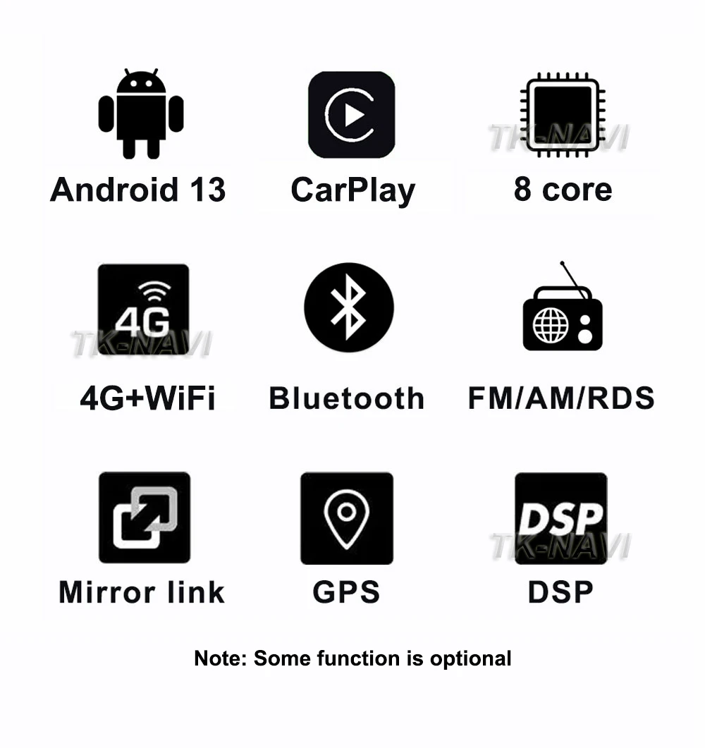 Android 13 Za Passat B5 2000 2001 2002 2003 - 2005 Carplay Navigacijo, avtoradio, Avto Večpredstavnostna GPS 2 Din Autoradio WIFI 4G DSP . ' - ' . 1