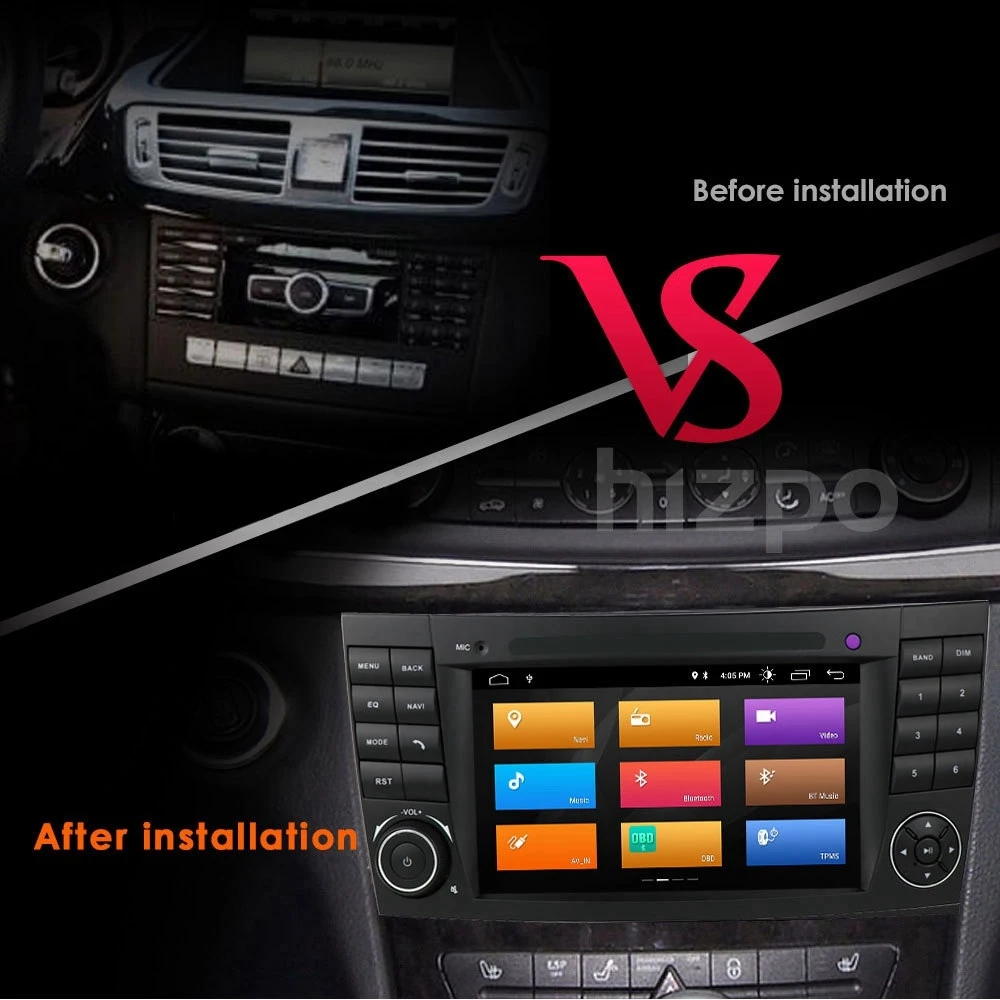 Za Mercedes Benz W211 2002-2009 Android 10 Quad Core Avto Media Player, Radio, GPS, WIFI, Bluetooth Volan Nadzor . ' - ' . 5