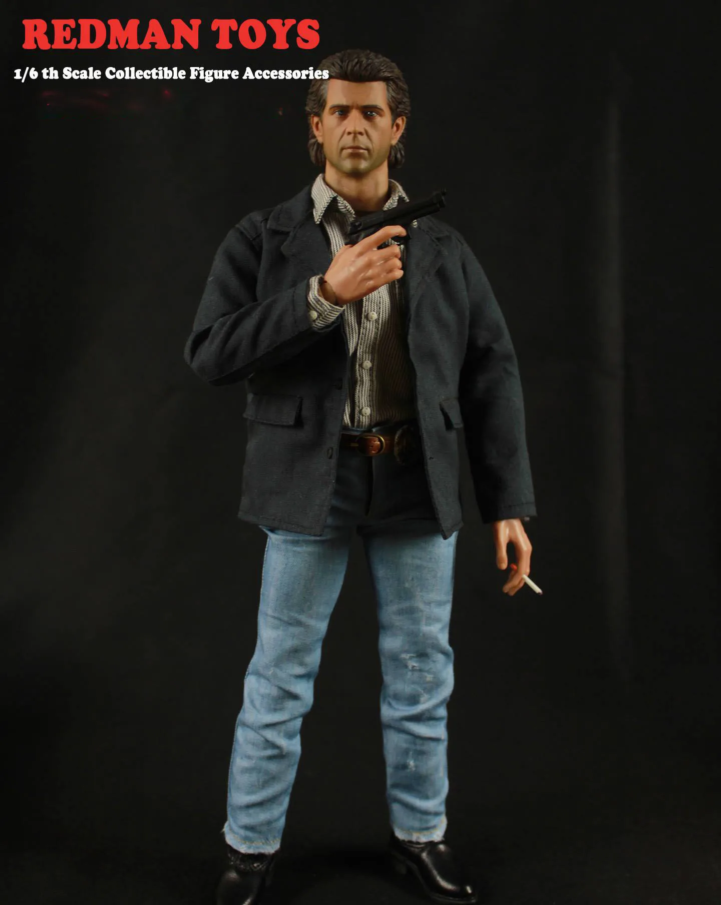 REDMAN IGRAČE RM015 1/6 Moški Vojak Mel Gibson Glavo Carving In Oblačila, ki Model Fit 12