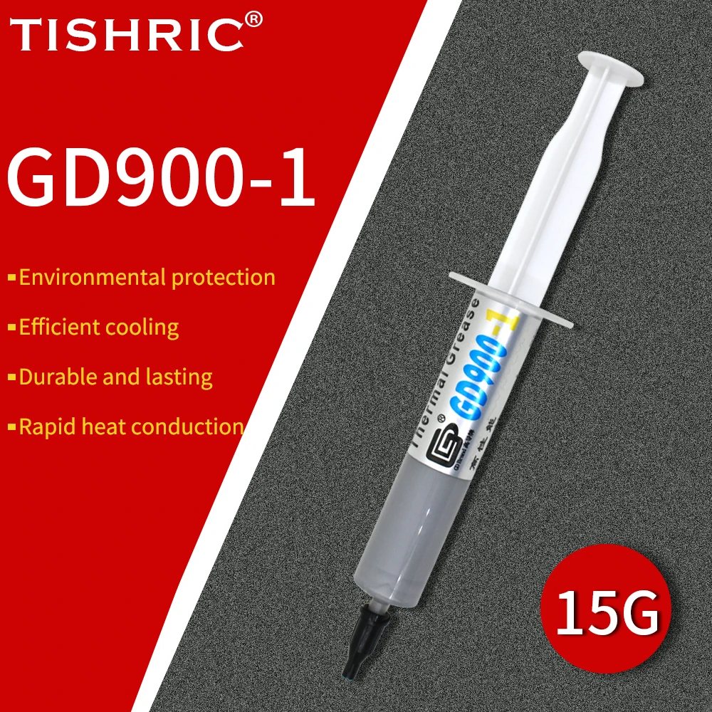 GV Original Heatsink Termalne Paste, GD900-1 15g Termalno Pasto GD900 CPU Hladilnik hladilnega telesa termoplastična Lepila Za CPU Procesorji . ' - ' . 0