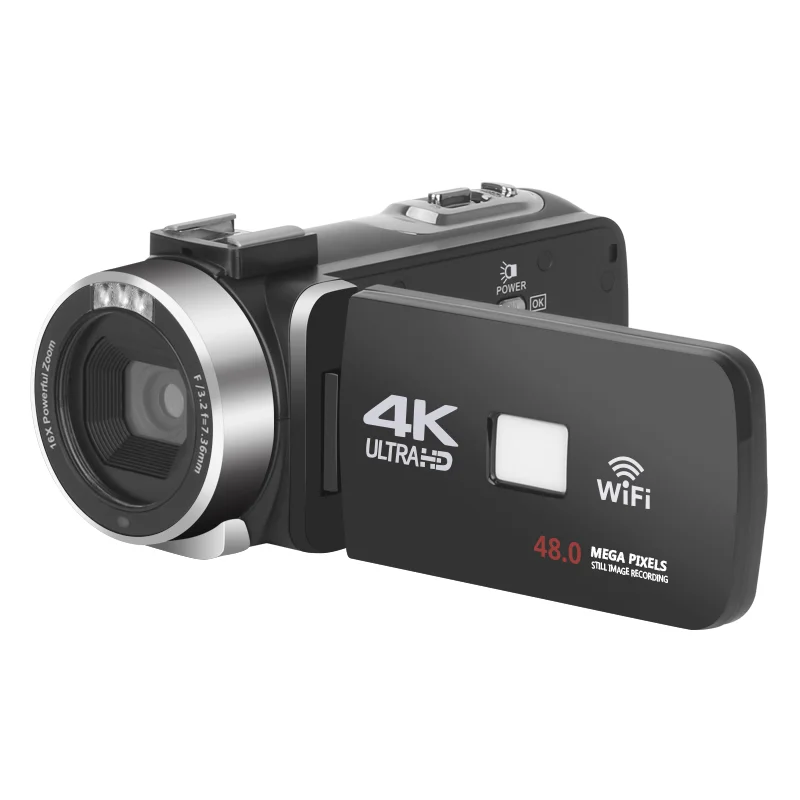 Posodobitev 48MP 4K Videokamera Najboljši Digitail Video Kamera Z IR Nočno opazovanje . ' - ' . 4