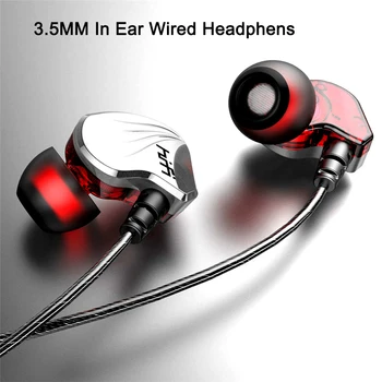 Žične Slušalke Slušalke 3.5 mm Hi-fi Stereo Bas Mini Čepkov Športne Slušalke z Mikrofonom Handfree Brezplačna Dostava Za iPhone Xiaomi